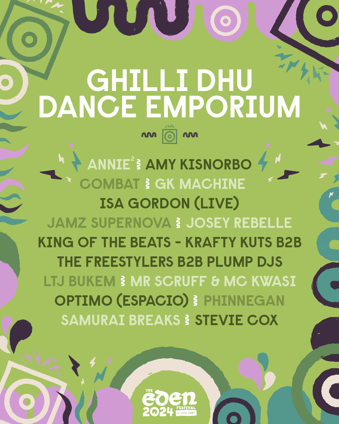 Ghili-Dhu Stage Line Up